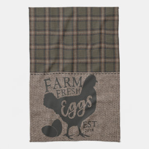 Farmhouse Stil Farm Fresh Personlig Dishtowel Kökshandduk