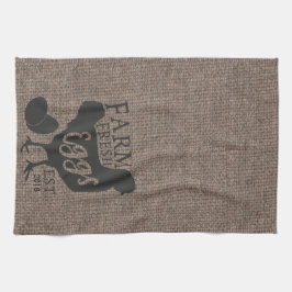 Farmhouse Stil Farm Fresh Personlig Dishtowel Kökshandduk