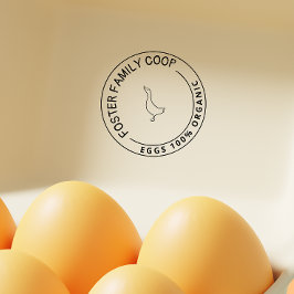 Farmhouse Style Duck Egg carton Stamp Classic Självfärgande Stämpel