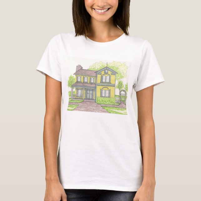Farmhouse Tshirt T Shirt (Framsida)