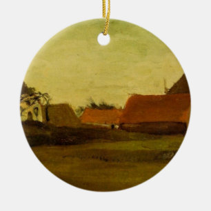 Farmhouses in Loosduinen near The Hague... Julgransprydnad Keramik