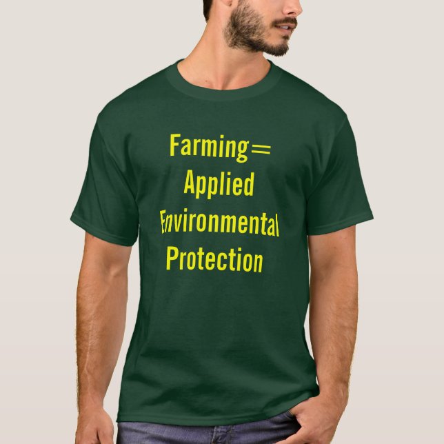 Farming= applicerade miljöskydd tee (Framsida)