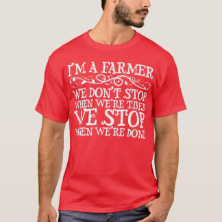Farming Funny Farmer (3) T Shirt