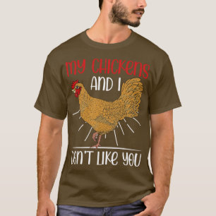 Farming Funny Farmer Fam Animal Chicken T Shirt