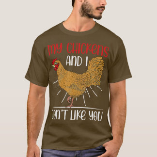 Farming Funny Farmer Fam Animal Chicken T Shirt