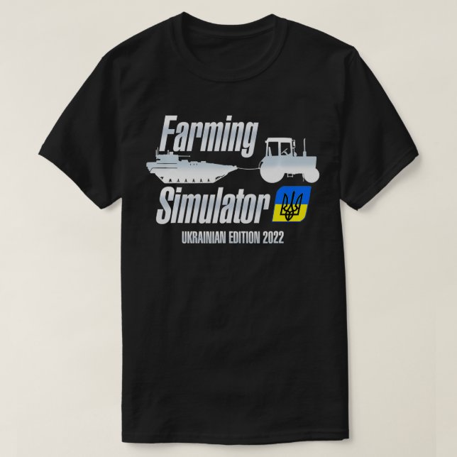 Farming Simulator Ukrainska utgåvan 2022 Tractor T Shirt (Design framsida)