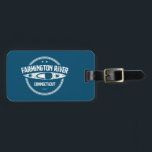 Farmington River Connecticut Kayaking Bagagebricka<br><div class="desc">Farmington-floden är den största bifloden till floden Connecticut.</div>