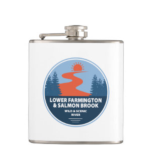 Farmington & Salmon Brook Vild & Scener River Fickplunta