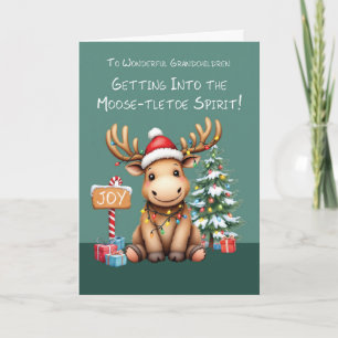 Farmor Adsible Funny Moose jul Kort