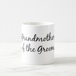 Farmor av brudgummuggen kaffemugg