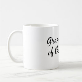 Farmor av brudgummuggen kaffemugg