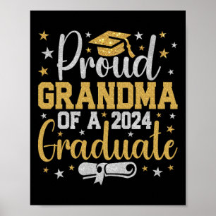Farmor av klass 2024 Student Studenten Nana Poster