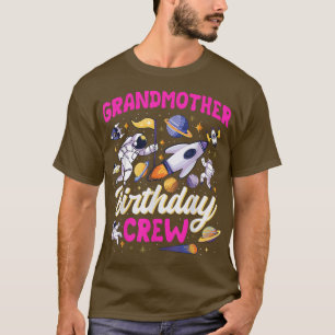 Farmor Birthday Crew Space Party Astronaut Bd T Shirt