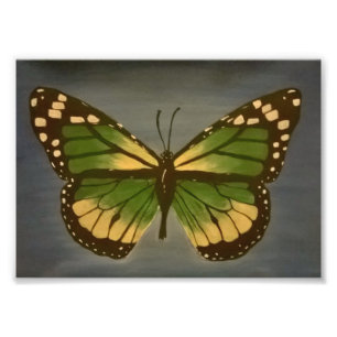 Farmor Butterfly 5x7 Skriv ut Fototryck