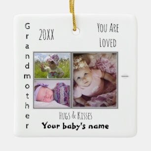 Farmor Ceramic Photo Ornament
