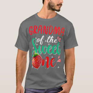 Farmor: en jordgubbe 1:a födelsedagen F T Shirt