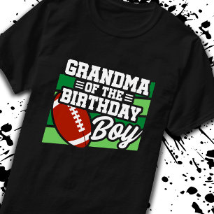 Farmor från Birthday Boy Boys Football Grandmor T Shirt