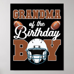 Farmor från Birthday Boy Football Party Poster