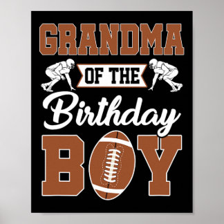Farmor från Birthday Boy Football Party Poster