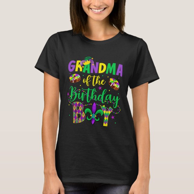 Farmor från Birthday Boy Shirt Mardi Gras Gigi T (Framsida)