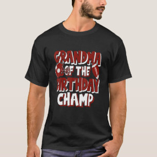 Farmor från Birthday Champ American Football Pa T Shirt