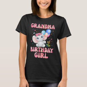 Farmor från Birthday Girl Elephant Gigi Mimi 1 T Shirt