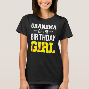 Farmor från Birthday Girl Softball Girl T Shirt