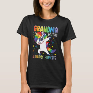 Farmor från Birthday Princess Girl Dabbing Uni T Shirt