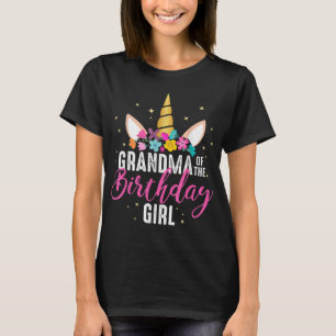 Farmor från dagstidningen Grandma Gift Unicorn T Shirt