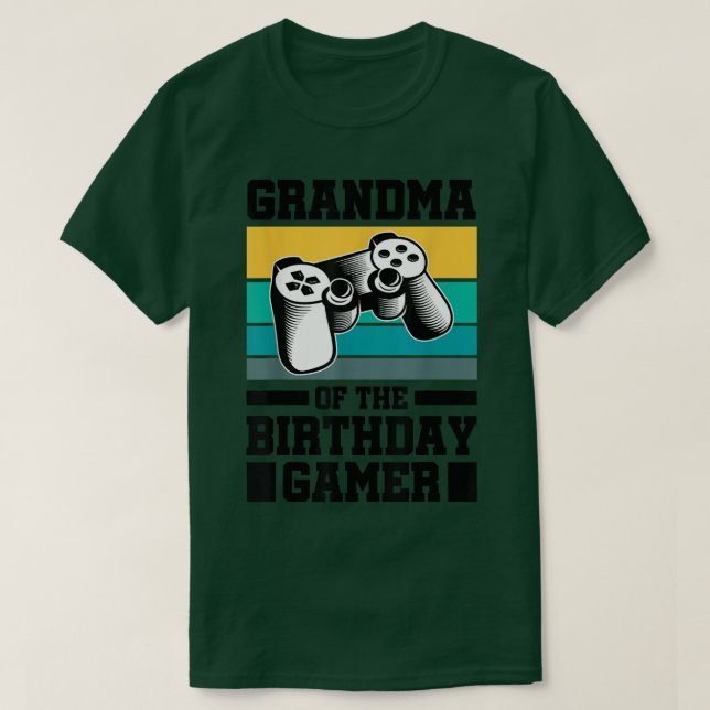 Farmor från fågelspel i TV-spel konole G T Shirt (Design framsida)