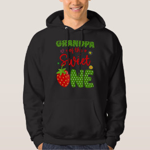 Farmor från födelsedag 1 jordgubbe 1:a frukt hoodie