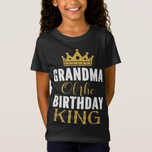 Farmor från födelsedag Kung Boys Bday Party Gift T Shirt