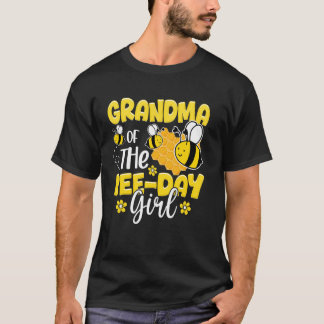 Farmor från Födelsedagsfesten Bee Day Girl Bee Lov T Shirt