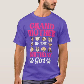Farmor från födelsedagsflickan Hund Tass Bday Part T Shirt