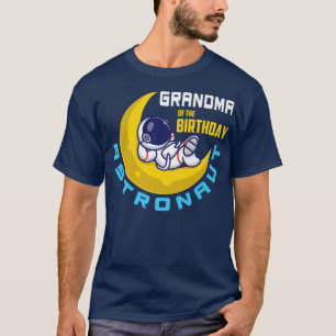 Farmor från födelsedagspojken Astronaut Birthday  T Shirt