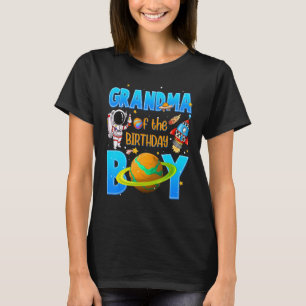Farmor från födelsedagspojken Astronaut Rymdtema T Shirt