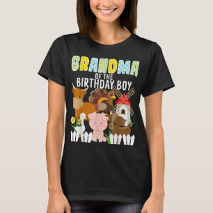Farmor från födelsedagspojken Boskap Barnyard T Shirt