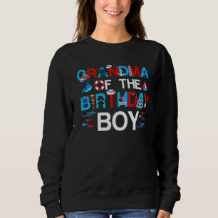 Farmor från födelsedagspojken Nautical 1st Birthda T Shirt