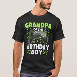 Farmor från födelsedagspojken som matchar videospe t shirt