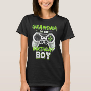 Farmor från födelsedagspojkens barn Video Gamer Bi T Shirt