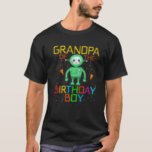 Farmor från födelsedagspojkens robotiska temefamil t shirt