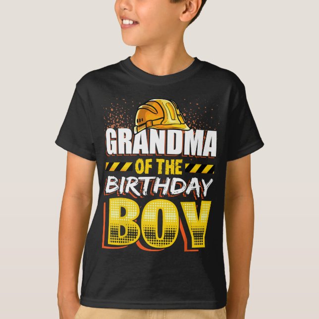 Farmor från födelsedagstjocksbyggets födelsedag t shirt (Framsida)