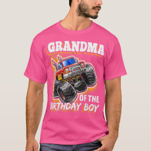 Farmor från födelsedagstjukaren Monster Lastbil fö T Shirt