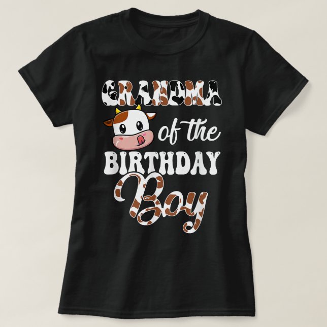 Farmor från födelsedagstjuvens kojodgård 1:a födel t shirt (Design framsida)