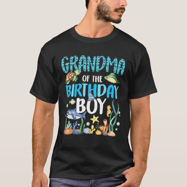 Farmor från havslevande fågelvilt t shirt (Framsida)