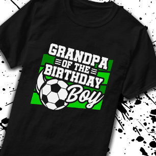 Farmor från sommardag - Boys Soccer Birthday T Shirt