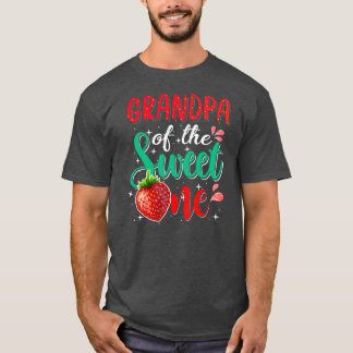 Farmor från söten jordgubbe 1:a födelsedagen t shirt