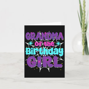 Farmor från Spindelnätet Birthday Girl Kort