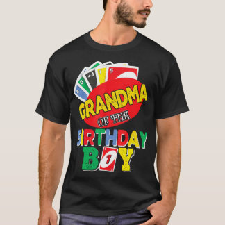 Farmor från Uno Birthday Boy Uno, födelsedagspojke T Shirt