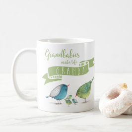 Farmor gör liv till GRAND Birds Kaffemugg